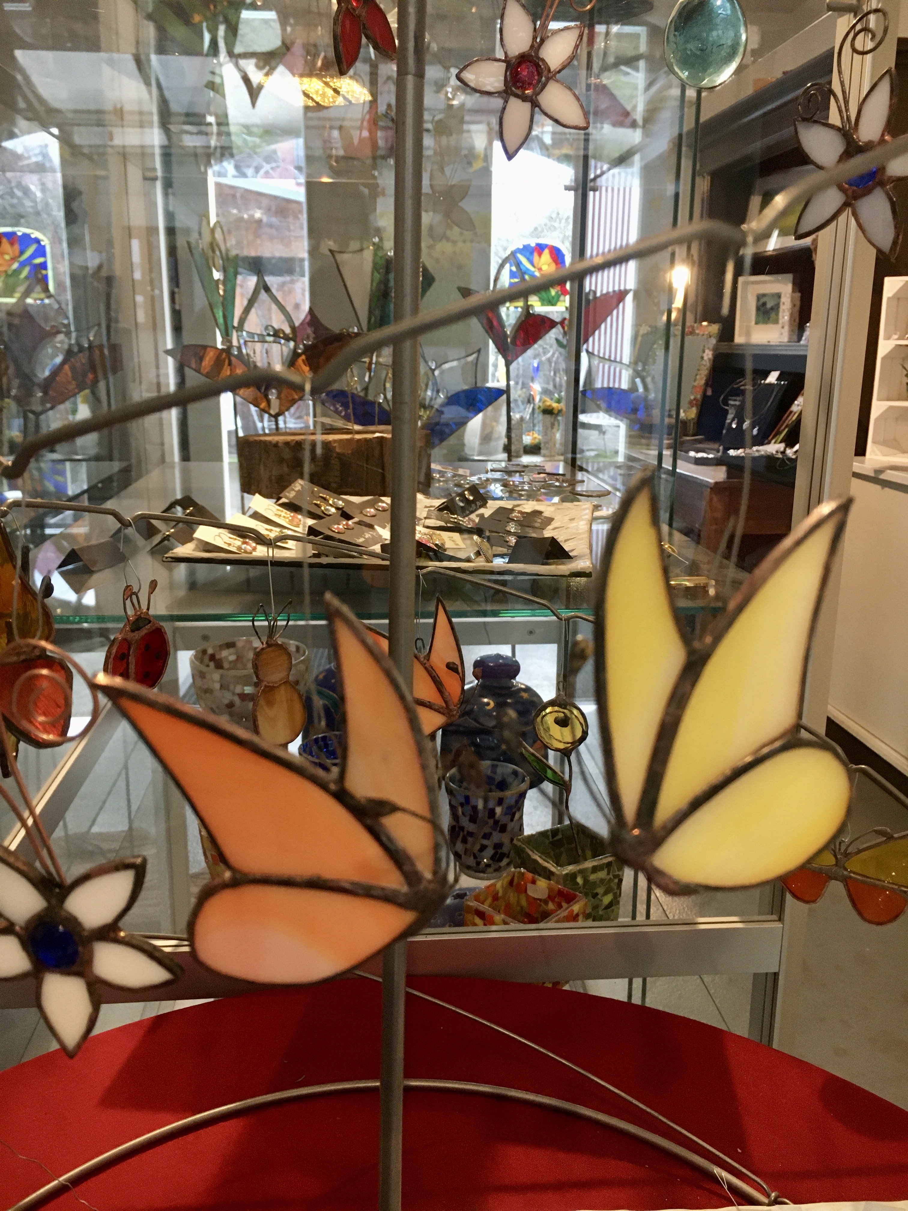 Schmetterlinge aus farbigem Glas
9,50€